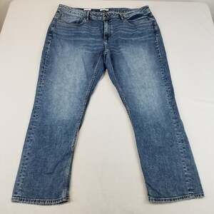Vigoss Jeans Womens 22 Blue Marley Straight High Rise Stretch Med Wash Denim